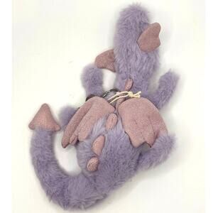 Soft Lavender Sky Dragon Inspired Bag Pendant/Keychain Decoration Toy, New Plush